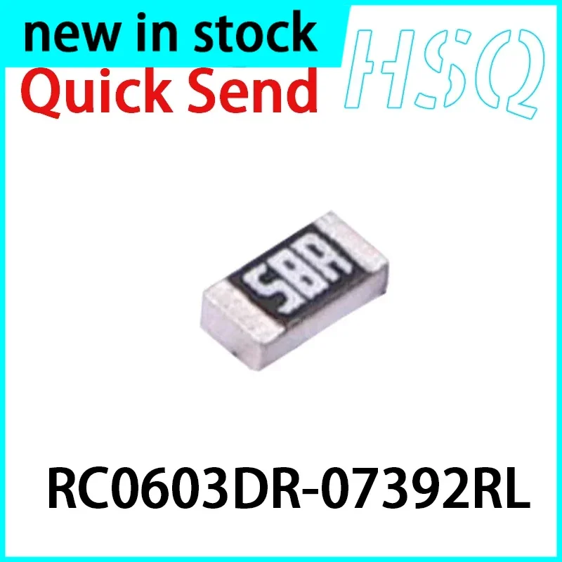 1000PCS 0603 Patch Thick Film Resistor 1k Ω± 0.5% 100mW RC0603DR-07392RL