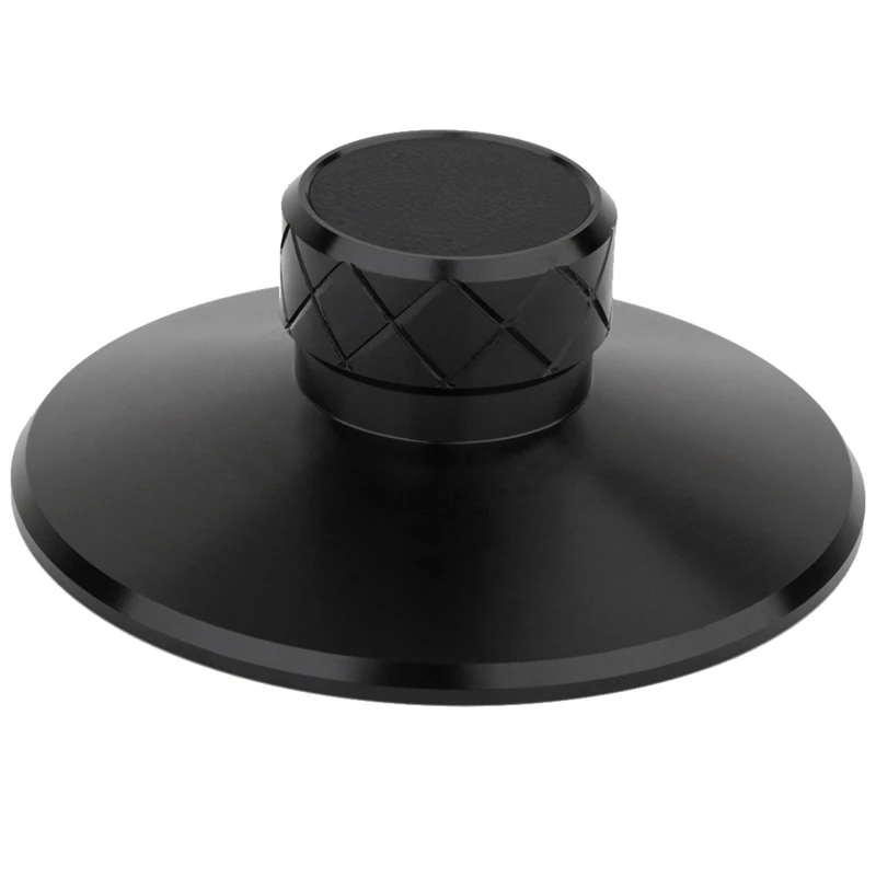 Vinyl Turntable Weight Metal Disc Stabilizer Vibration Reducer Record Clamp Turntables Black Durable Easy To Use