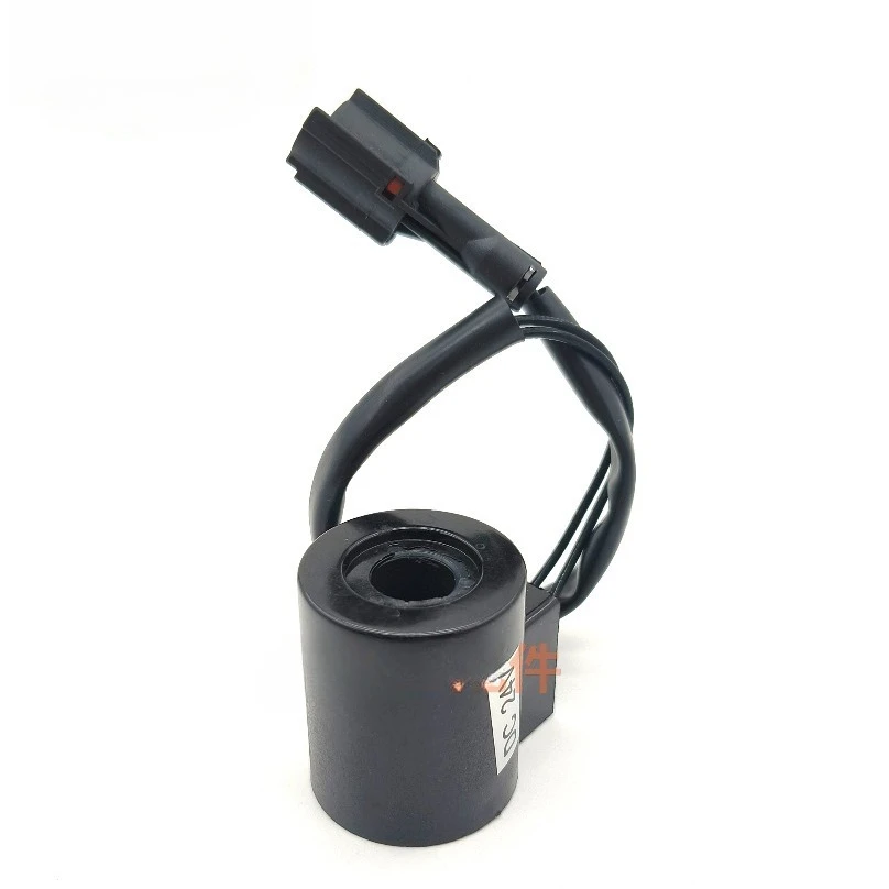 For Hitachi EX55/70/60/200-6/C210/135/120 Travel Speed Solenoid Valve Coil 12V/24V Excavator Parts