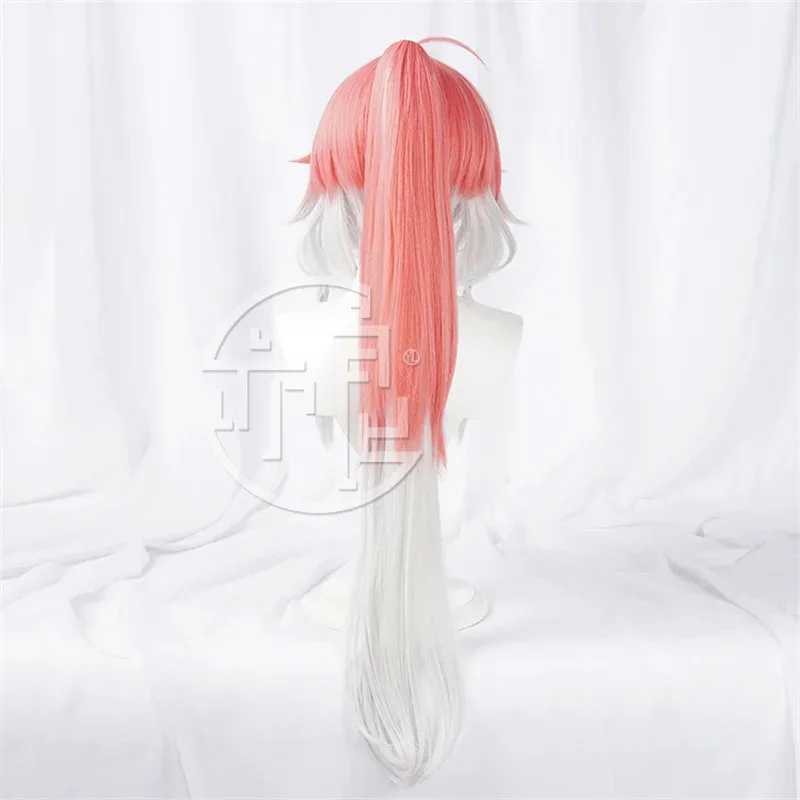 2025 aaa 게임 워더링 웨이브 창리 코스프레 가발 80CM 긴 빨간색 흰색 머리 진저우 진시 할로윈 파티 여성 소녀 소품 액세서리