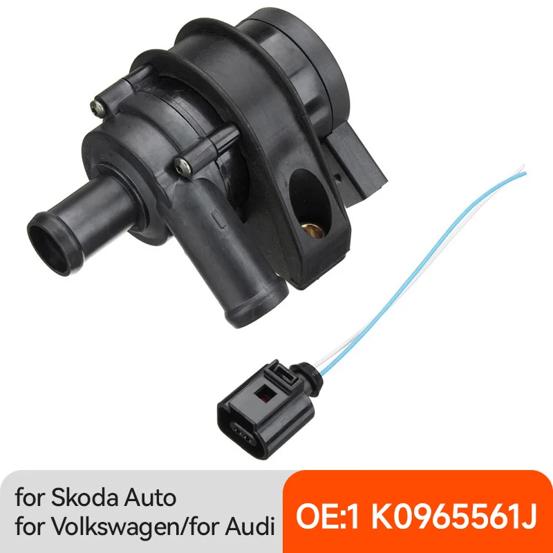 Car Cooling Water Pump Auto Additional Auxiliary Electric 12V for Jetta Golf GTI volkswagen VW Passat 1K0965561J