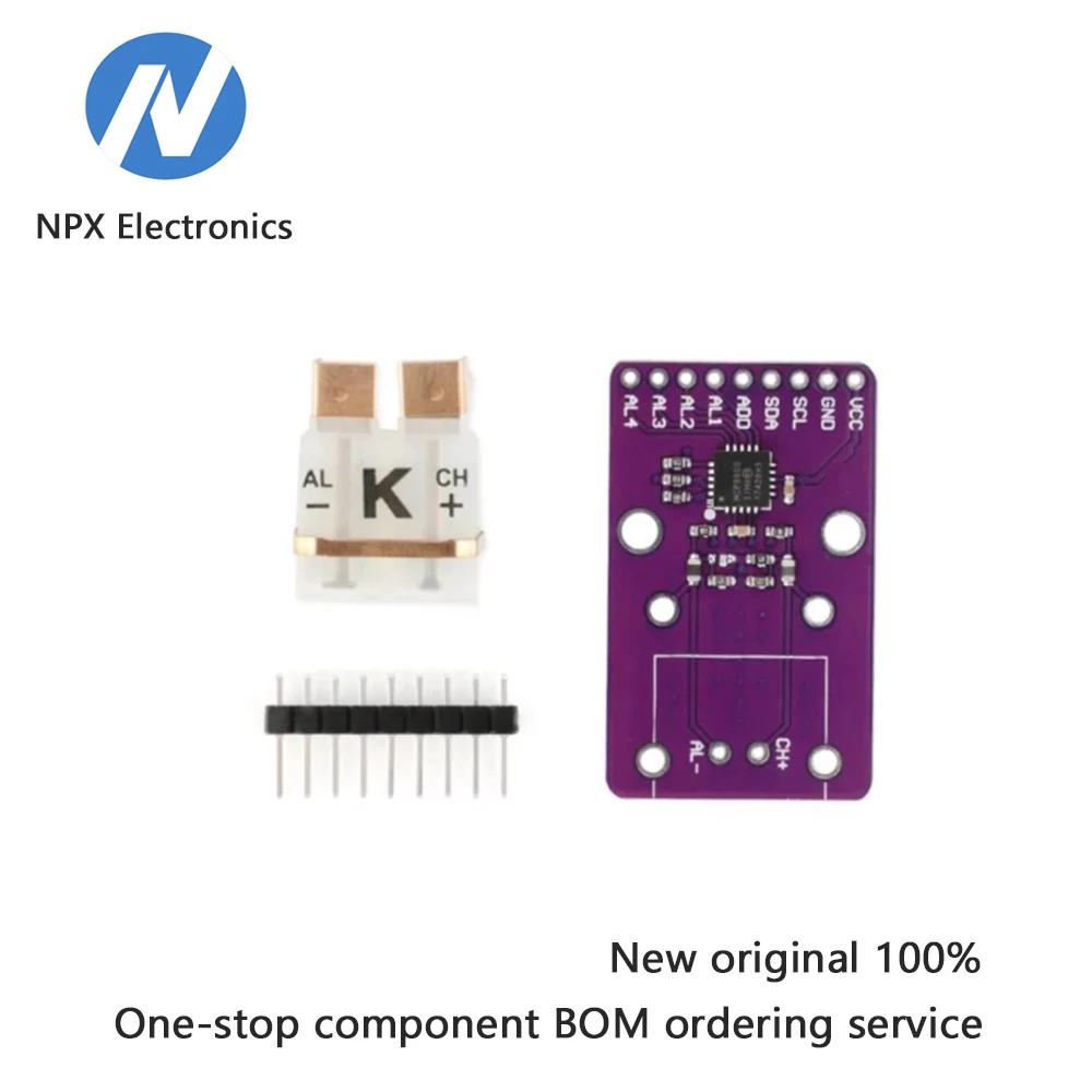 

MCP9600 K/T/J type thermocouple converter module - Voltage temperature conversion module
