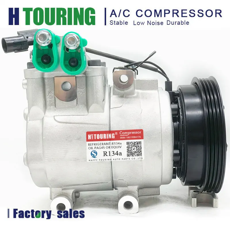 For Kia Sportage / Hyundai Tucson L4 2.0L 2005- 10PA15C AC Compressor 977012C100 977012D100 16240-3450J 16040-2320J 16040-2320K