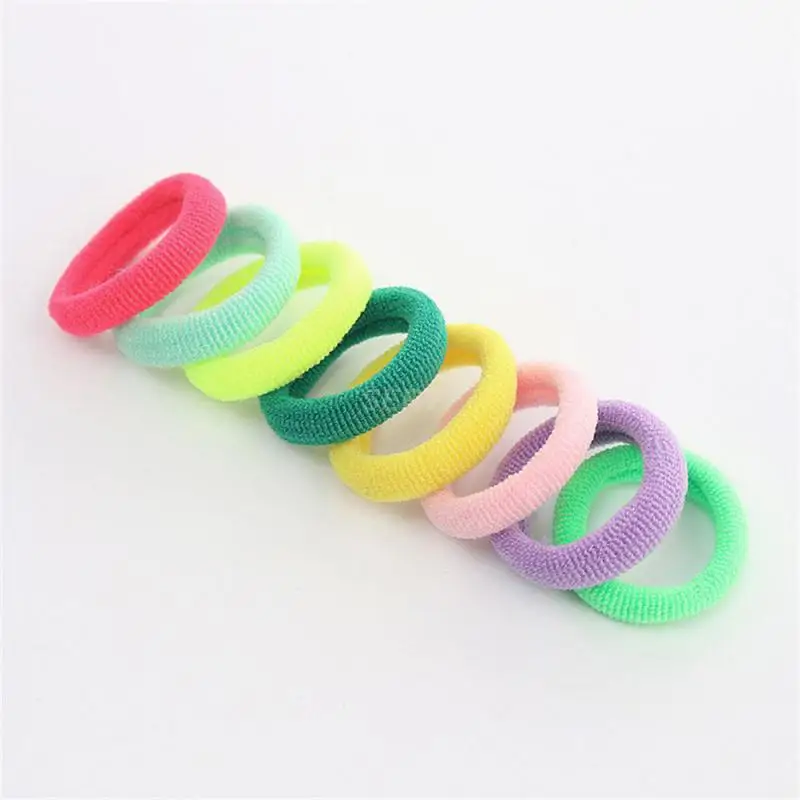 Elastic Hair Band Ease Of Use Elastic Force Hair Ring Baby Girl Hairstyle Girl's Hair Rope Good Elasticity Color Rubber Band