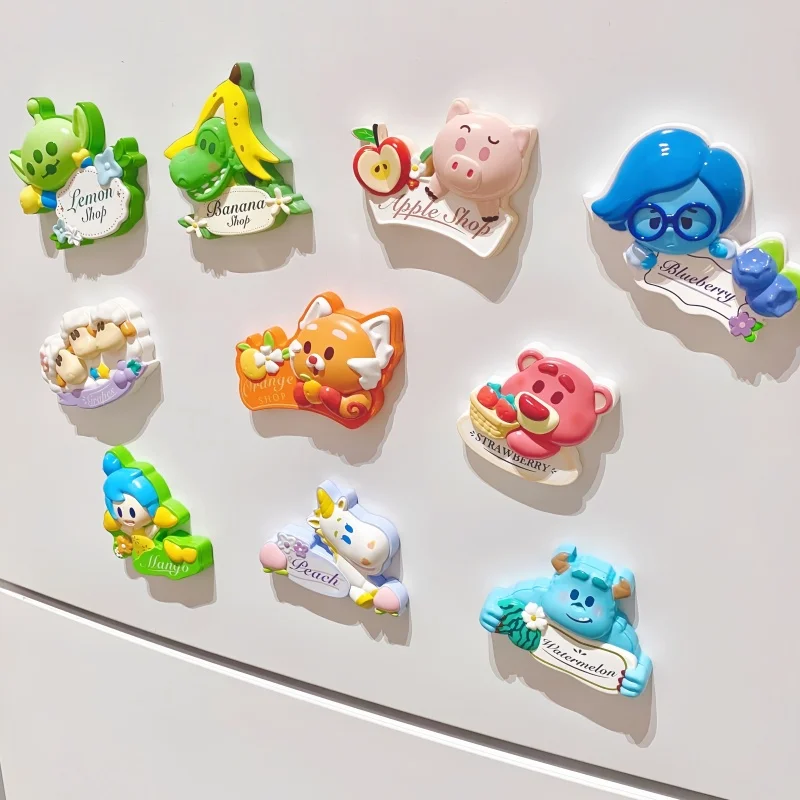 

Горячая новинка Disney Pixar фруктовый киоск рынок наклейка на холодильник слепая коробка орнамент история игрушек подарки на праздник для мальчиков и девочек