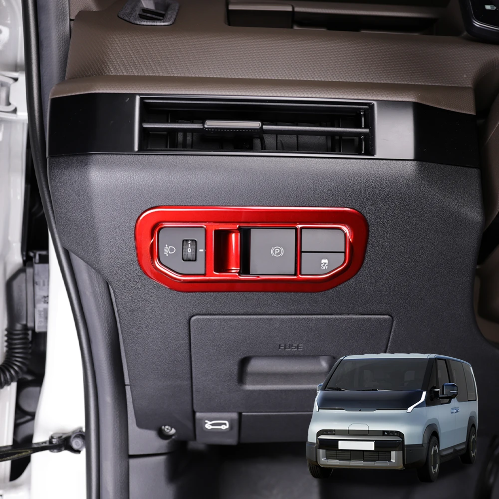 

Interior Accessories 1PCS Headlight Adjustment Cover Trim For Kia PV5 2025 2026 LHD Car Supplies