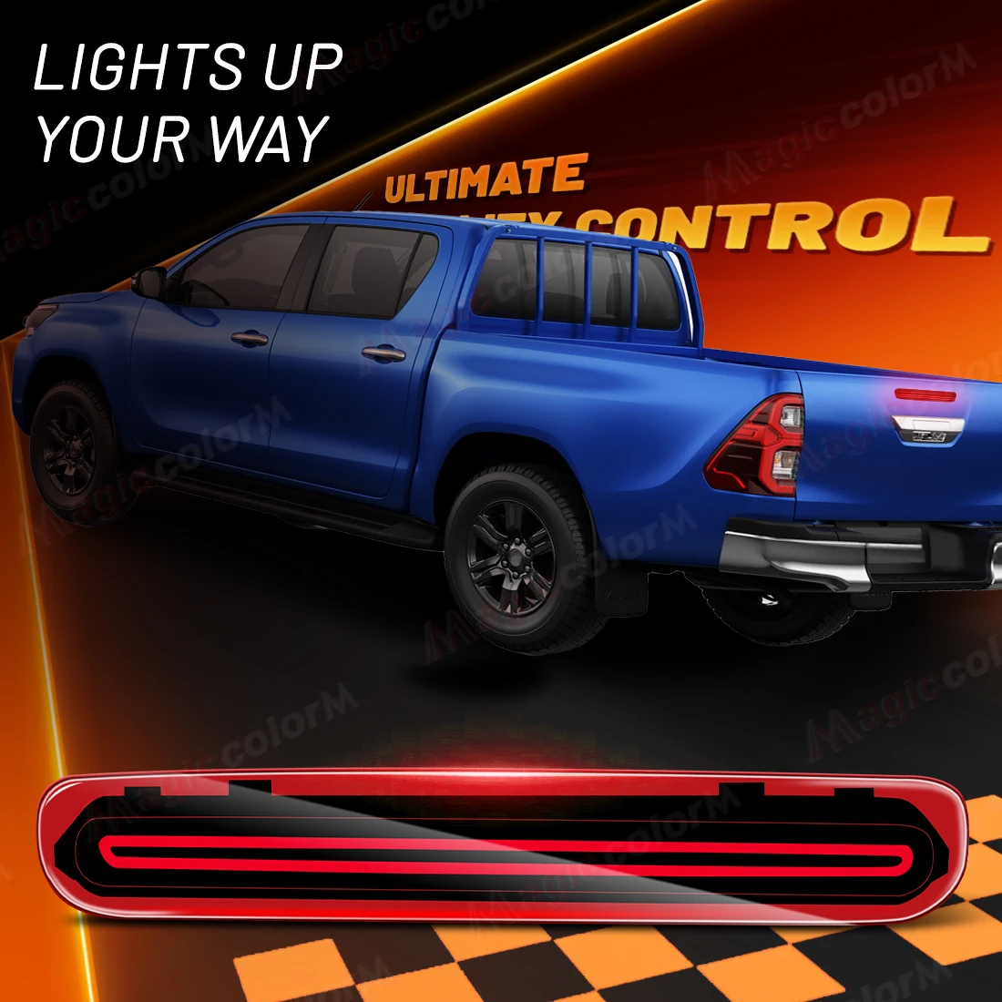 

Светодиодный высокий стоп-сигнал для Toyota Hilux Vigo 2005 2006 2007 2008-2014, дополнительный стоп-сигнал, высокие детали третий стоп-сигнала ﻿