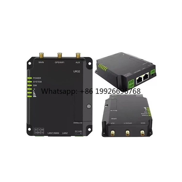 

UR32 4G LTE Industrial Router IoT Sensor RS485 Device Customized Solar Power Camera Ethernet Communication Modules