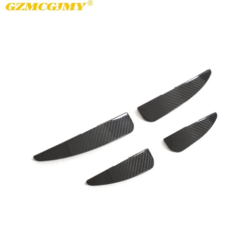

2023 Top Material Front Canard Dry Carbon Fiber Front Bumper Lip Canards Fin For Audi R8 V10 Bumper Trim Piece