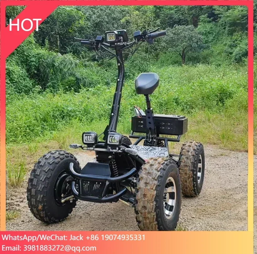 Club Product All Terrain 60v 60ah 10000 Watt 4x4 Off Road Scooter Electric Atv Prices Ride on Golf Scooter