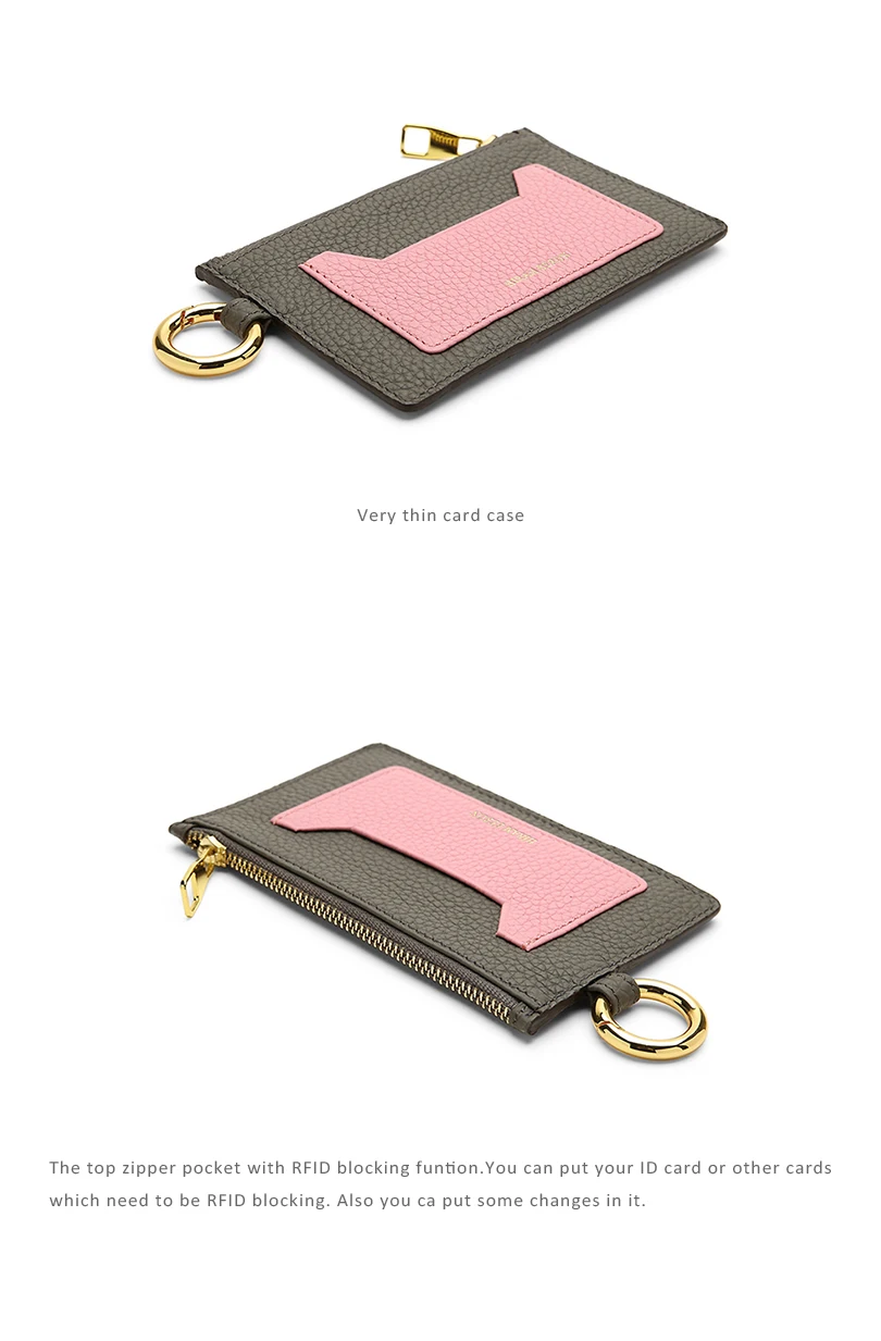 Leder ausweis halter mit Lanyard für Abzeichen schön für Frauen Geschenk Muttertag Mode – Detail 4