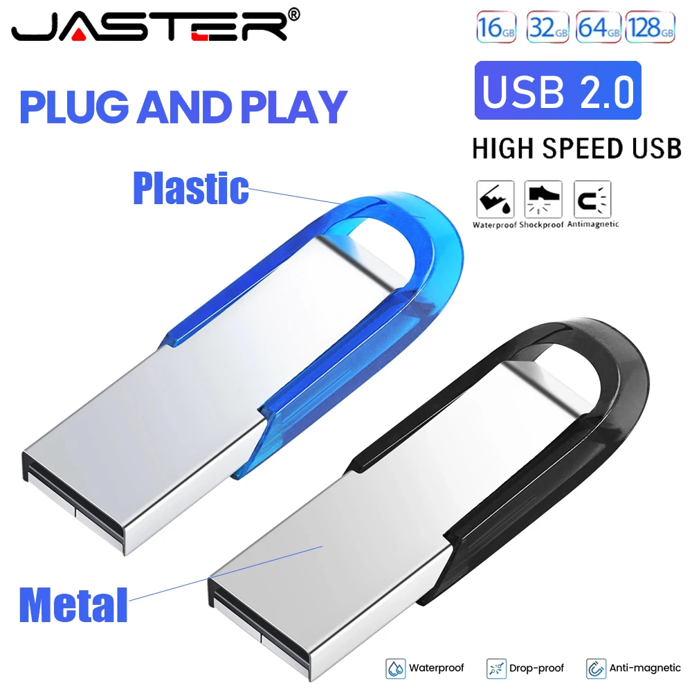 

JASTER USB Flash Drive 2.0 Pendrive 128 ГБ 64 ГБ Ultra Flair 32 ГБ РУЧКА-накопитель 16 ГБ Брелок Usb Memory Stick для ПК Креативный подарок