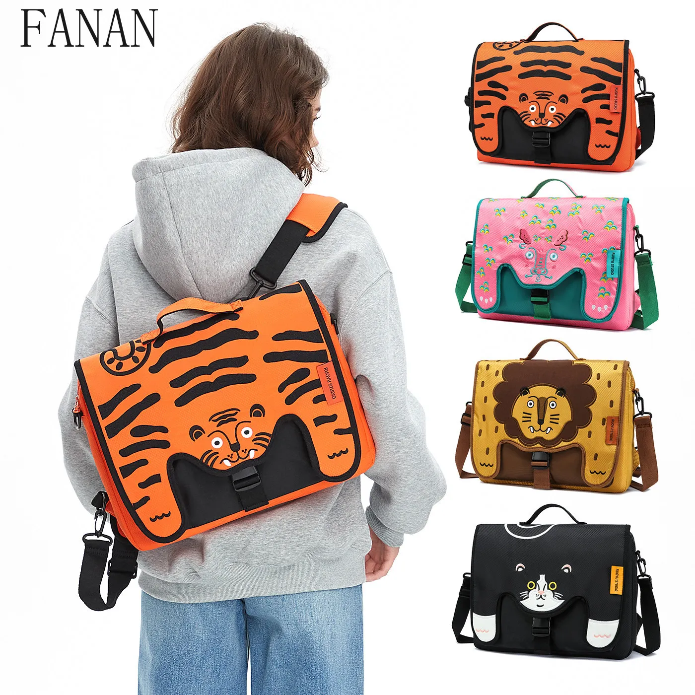 Fashion Casual Backpacks for Women Original Designer Animal Waterproof Work Clothing Travel Computer Crossbody Girls Backpack