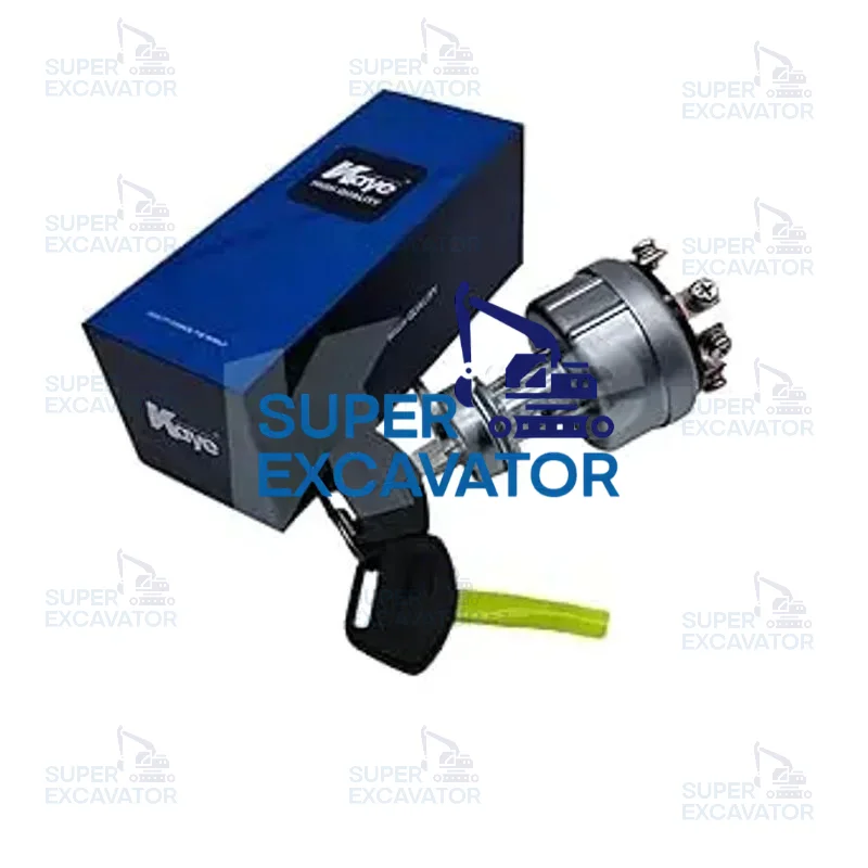 

SH200/SH120 Starter Switch with Keys KHR3077 Ignition Switch Compatible with SUMITOMO Excavator Parts