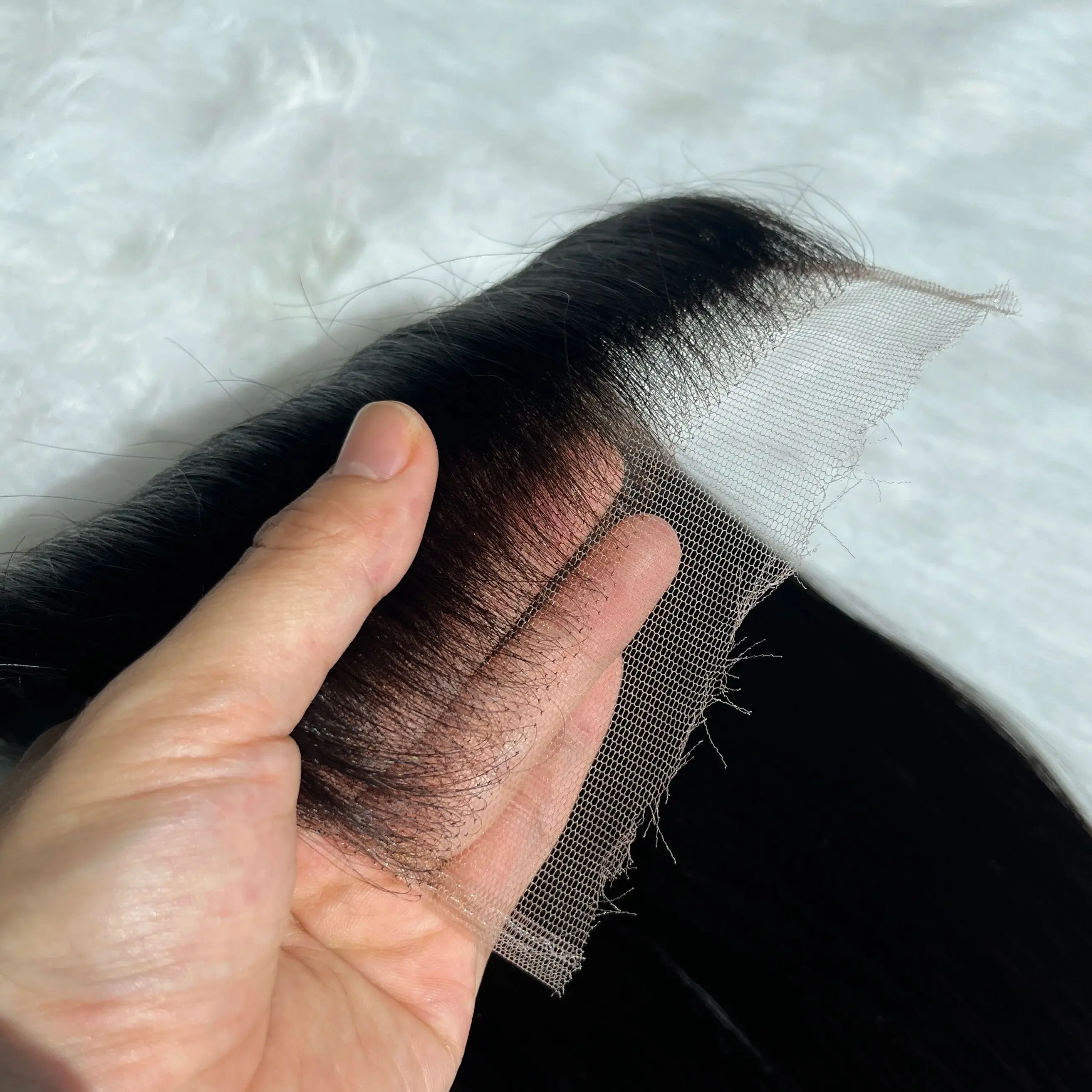 

100% настоящая HD кружевная застежка 6x6 7x7 с глубоким пробором HD Кружевные застежки из человеческих волос Прямые волосы Предварительно выщипанные прямые HD кружевные застежки