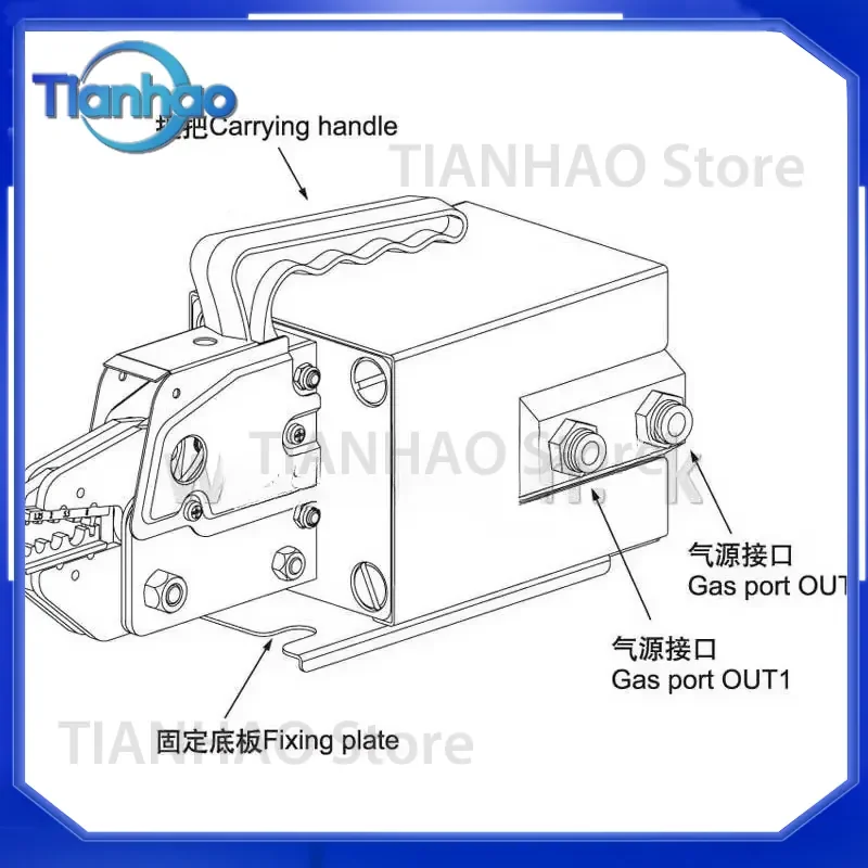 Crimping Machine for Spark Plug Wire and Cable Terminal BJ-606E New Design