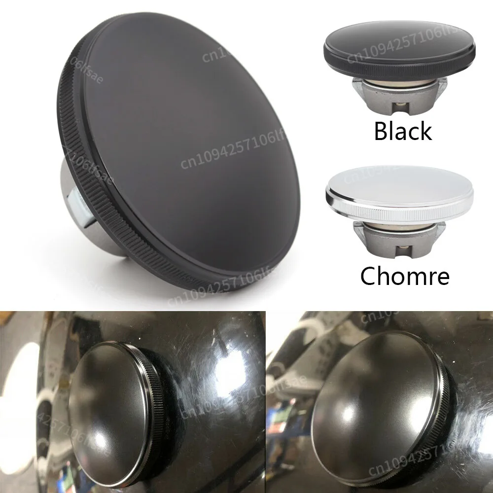 

Motorcycle Part Aluminum Round Fuel Tank Caps chrome Gas Petrol Tank Cap Cover Black/Chrome For Harley Street 750 500 2015-2019