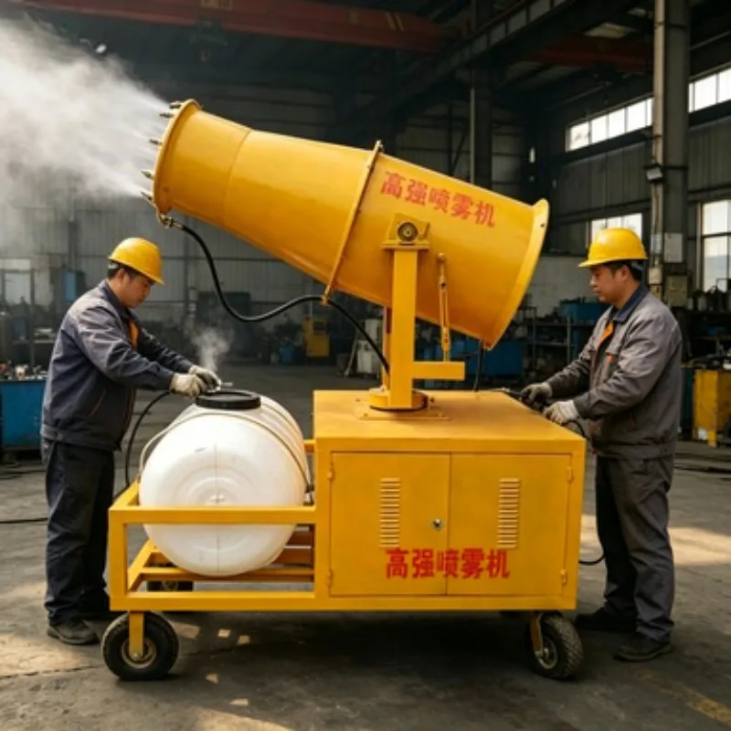 Truck Mounted Water Mist Cannon Sprayer Fog Cannon Machine 80M Dust Suppression for Mining Construction