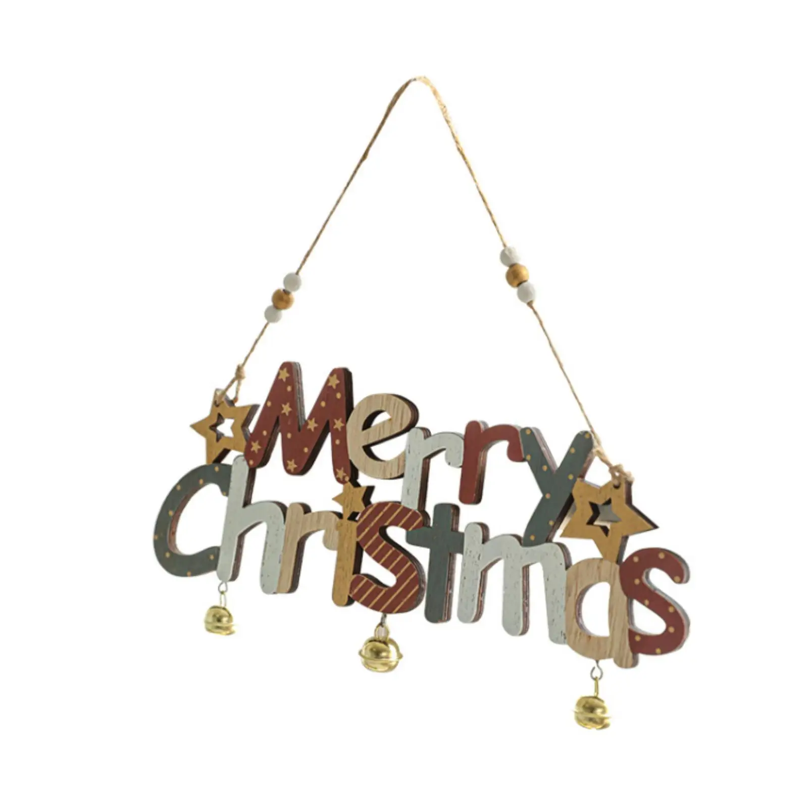 Christmas Door Hanging Sign Holiday Sign Reusable Festive Front Door Sign