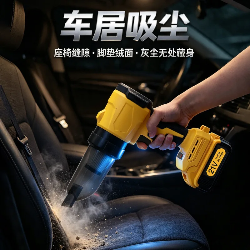 2‑in‑1 Cordless Li‑ion Blower Vacuum Portable Electric Leaf Blower Dust Suction Cleaning Tool