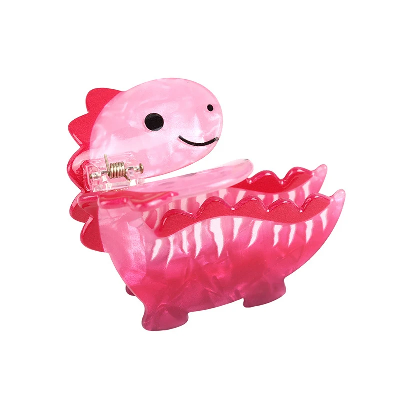 Cartoon Cute Creativity Animal Dinosaur Acrylic Hair Claw For Women Girl Trendy Funny Hair Clip Headwear Hair Accessories