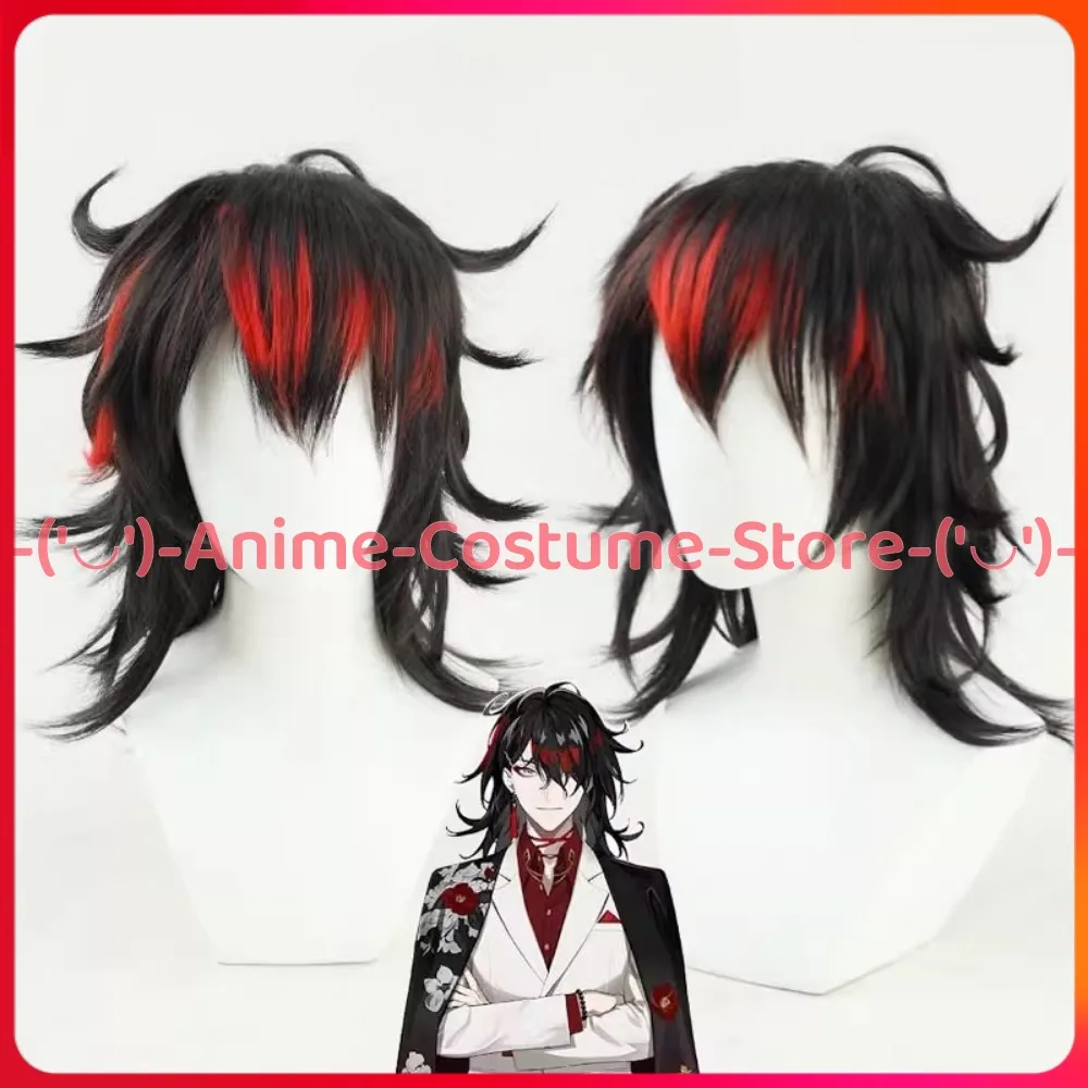 

NIJISANJI VTuber Vox Akuma парик для косплея аниме игровой персонаж Хэллоуин карнавальный костюм для вечеринки парики термостойкие синтетические волосы