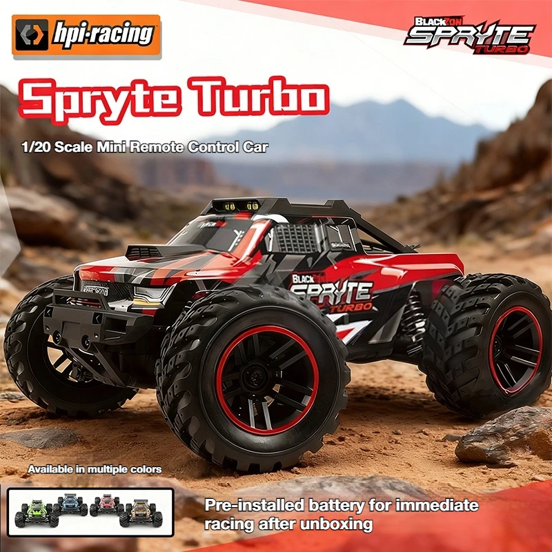 HPI 1:20 Spryte Turbo haute Performance quatre roues motrices sans brosse Monster Truck RC Simulation télécommande modèle de voiture RTR