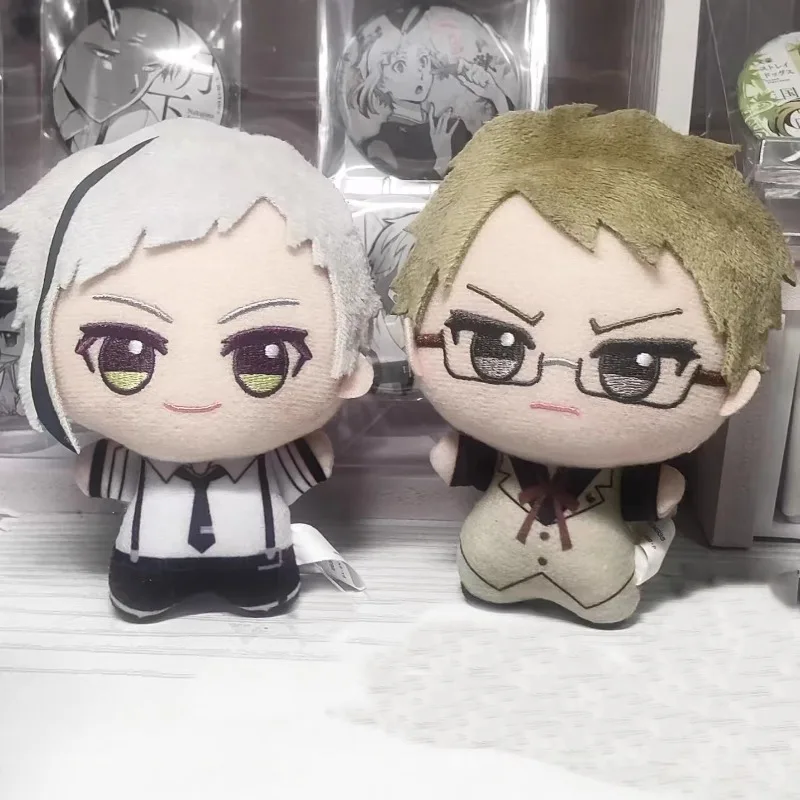 Nuevo Set  Peluches  Bungo Stray Dogs  10cm: Dazai Osamu, Akutagawa Ryunosuke, Nakahara Chuuya - Peluche Suave, Llavero