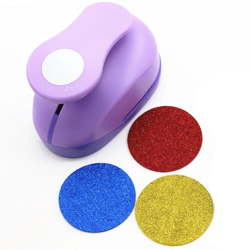 Zufällige Farbe Kreis Stempel DIY Präge Stempel Scrap booking Maschine Papier Schneiden Loch Locher Rounder Cutter 8/16/25/38/50mm