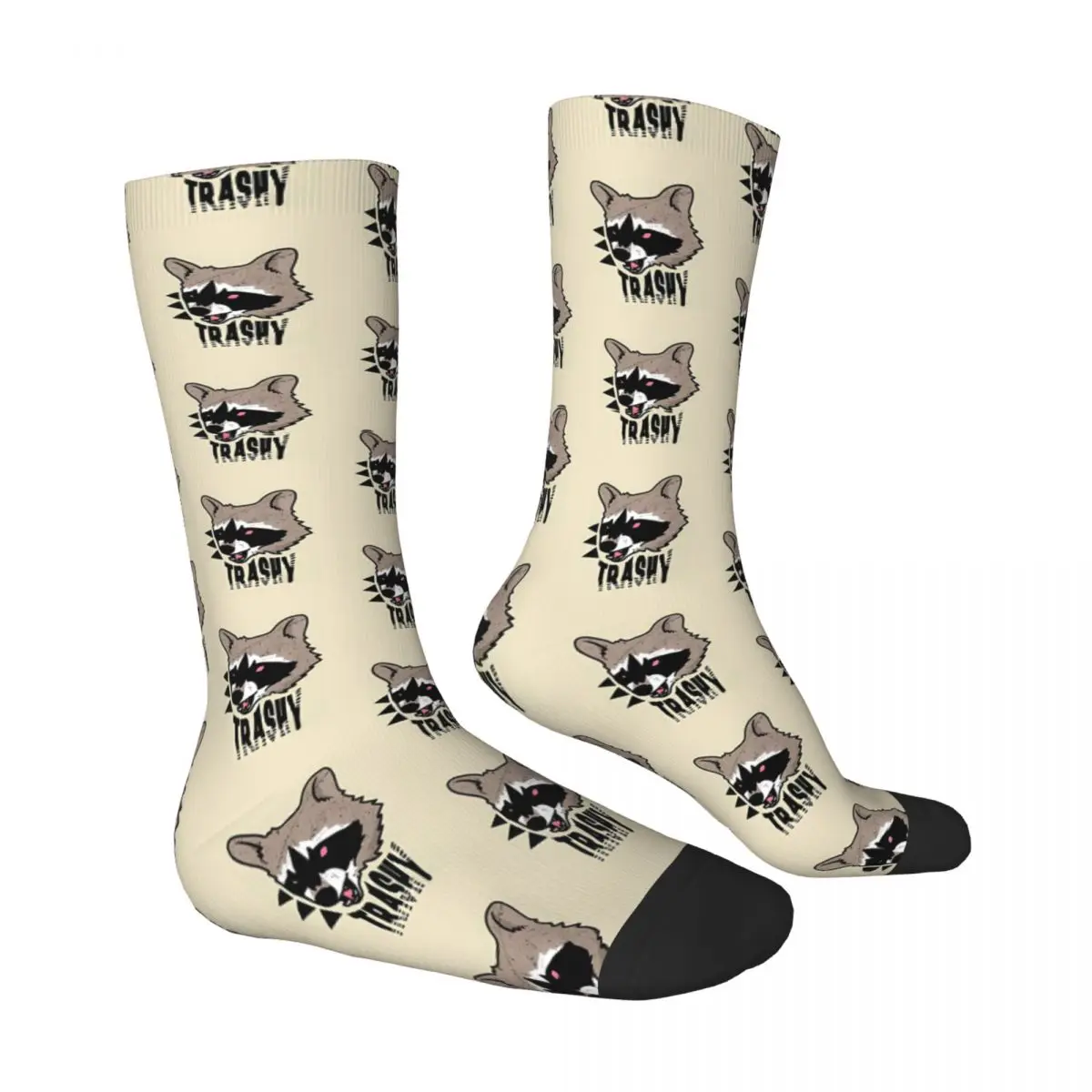 Raccoon Trashy Bandit Rascal Men Women Socks Windproof Novelty Spring Summer Autumn Winter Stockings Gift