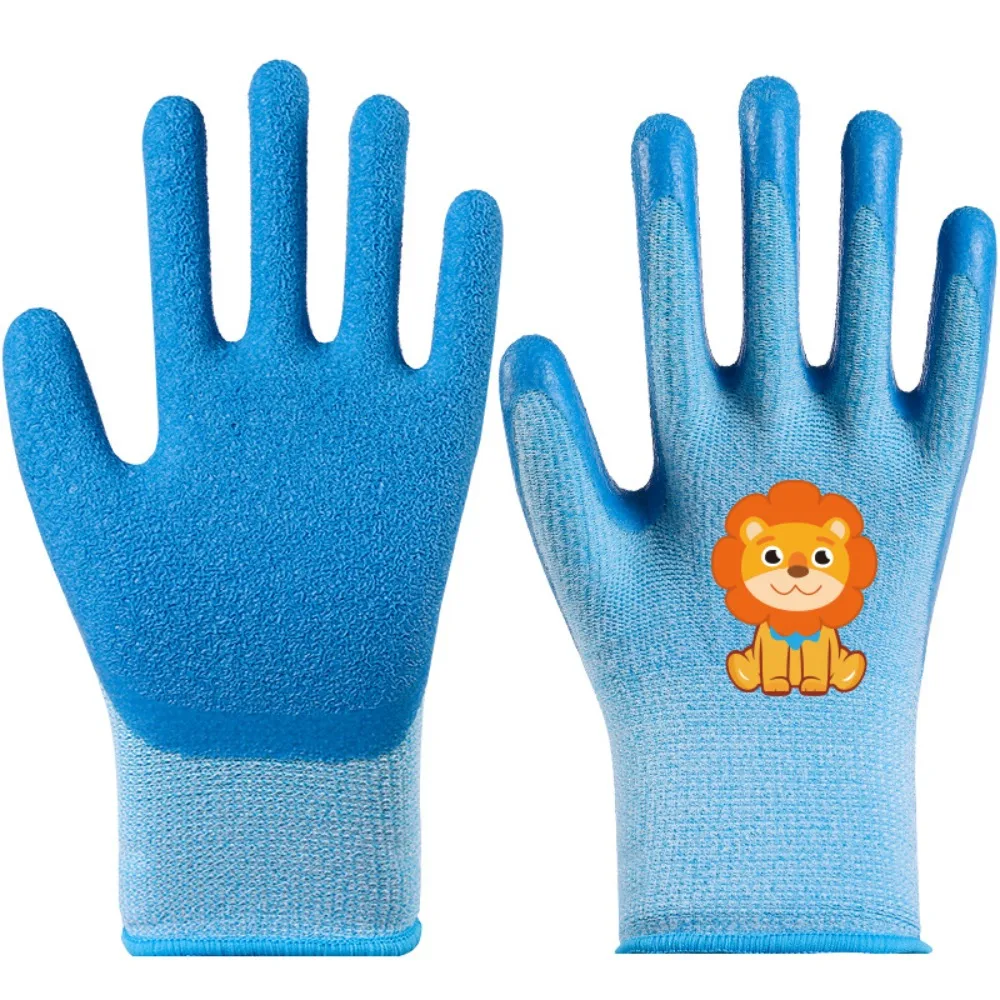 

Waterproof Beach Gloves Cartoon Animal Pattern Non-Slip Gardening Gloves Wear Resistant Puncture-resistant Work Gloves