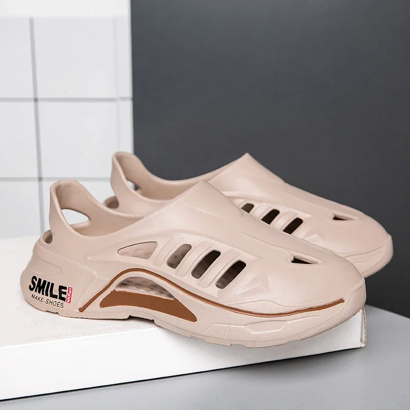 Nieuwe Collectie Witte Schoenen Vulkanisatie Sneakers Mannelijke Lucht Waterdichte Sandalen Luxe Merk Hoge Kwaliteit Anti-Slip Slippers Tennis