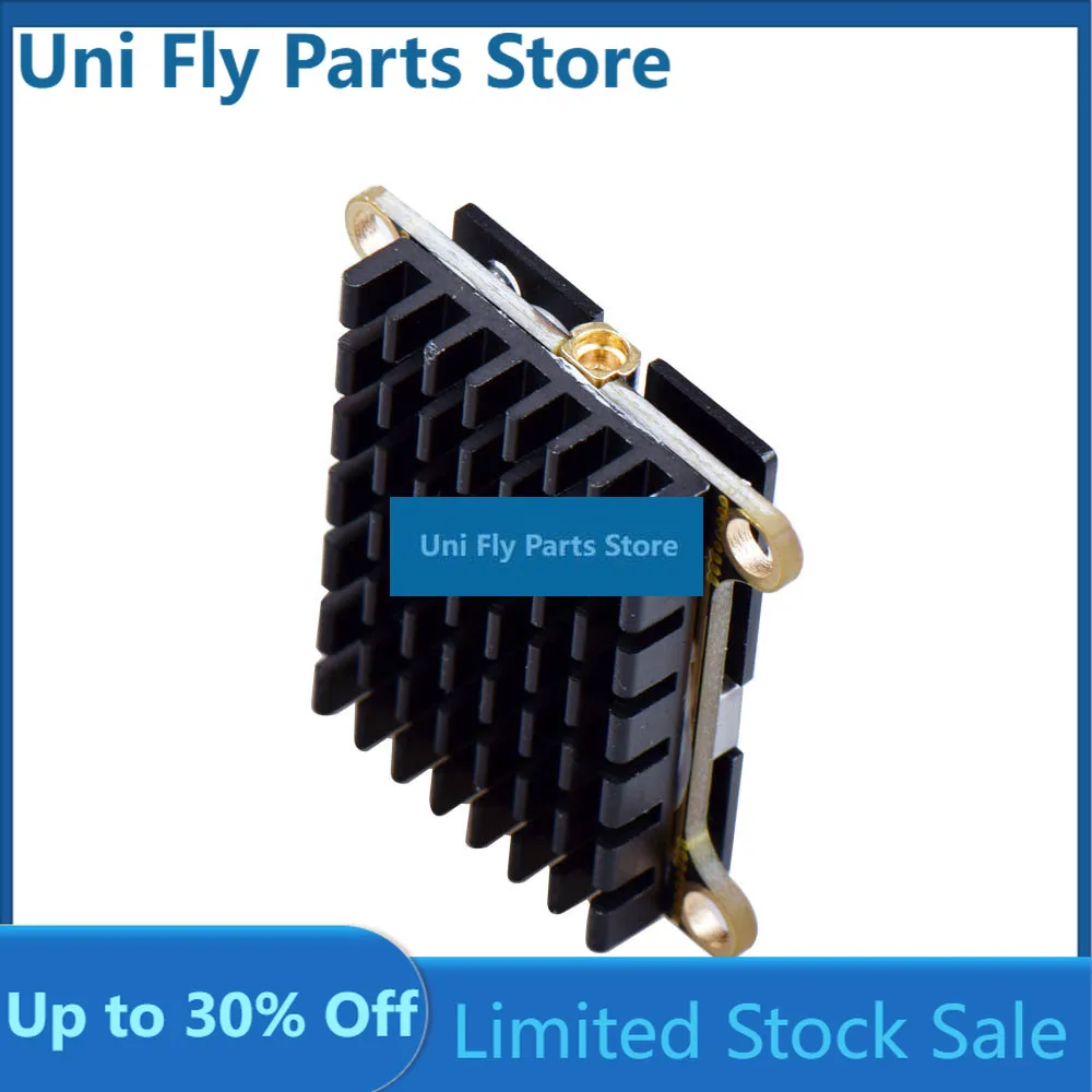 UniFlyJHEMCU 2.5W VTX 5.8G 40CH Adjustable FPV Transmitter Built-in Microphone Heat Sink 2-6S 30X30mm For RC Airplane FPV Long R