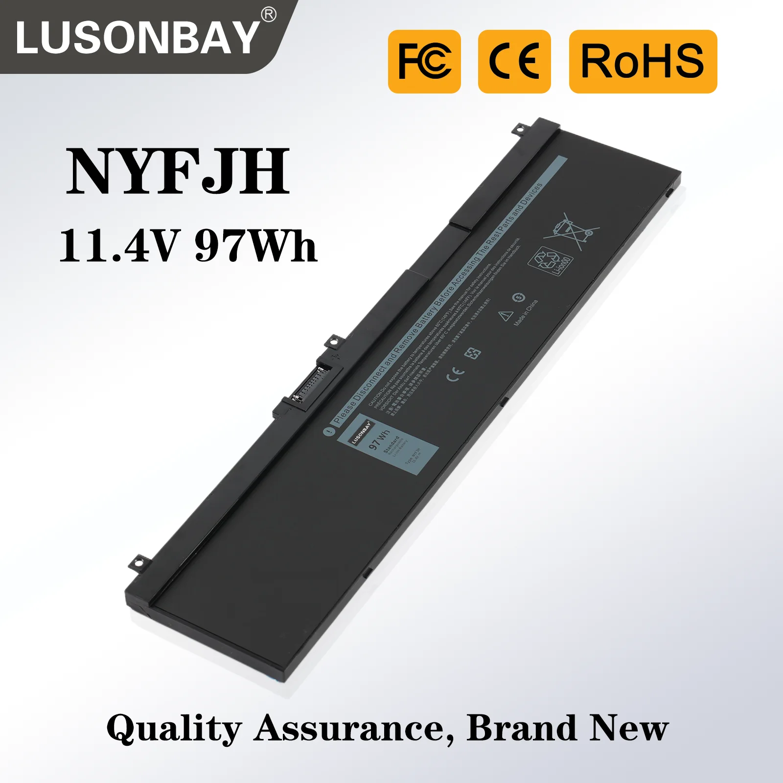 

NYFJH Battery For DELL Precision 7530 7730 7540 7740 Series P34E P34E001 P34E002 P74F P74F001 P74F002 5TF10 0WMRC GW0K9 0NYFJH