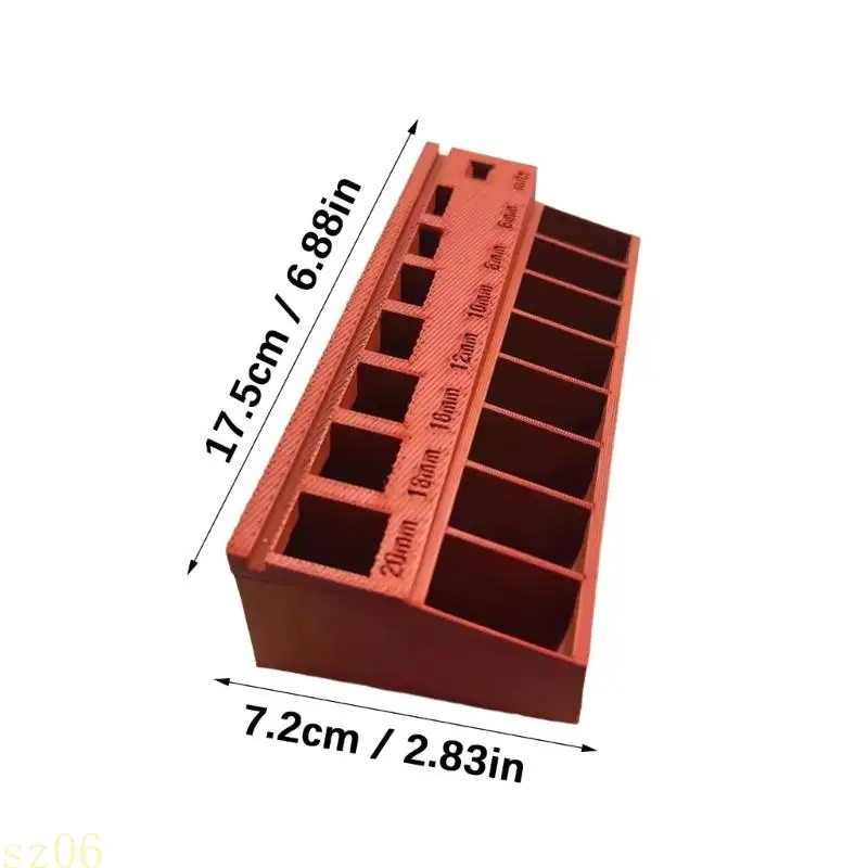 Q2Q4 Transportable Multiple Layer Screw Nut Sorting Box Label Friendly Strong Tool Planner