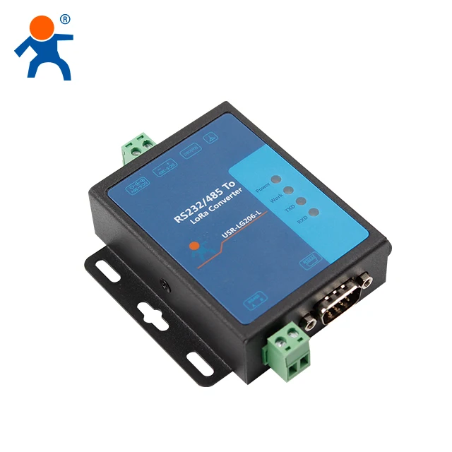 USR-LG206-H-P シリアル RS232 RS485 - LoRa コンバータ ポイントツーポイントモード