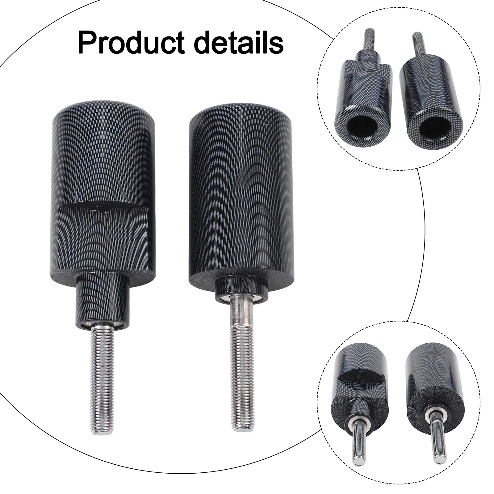 

Слайдеры от столкновений GSXR1000 Защита от столкновений Защита мотоцикла 5*5*10 Улучшенная долговечность для защиты мотоцикла