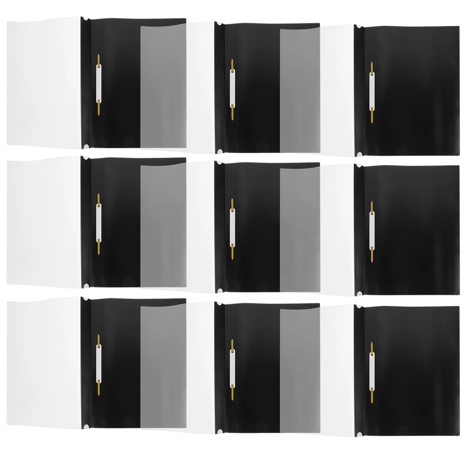 

15Pcs Document Organizer Folder PP Material A4 Project File Folder Office File Storage Desktop Document Case Music Score Binder