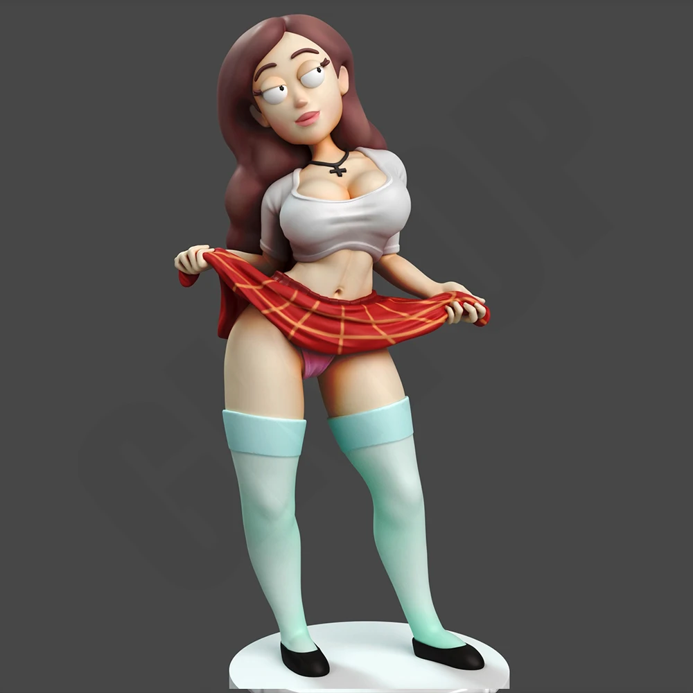 

1/24 3d Printing Model Kit Tricia Naughty Sexy Girl NSFW Resin Figure Model Kit DIY Miniature Reduction Statue Unpainted Kit Toy