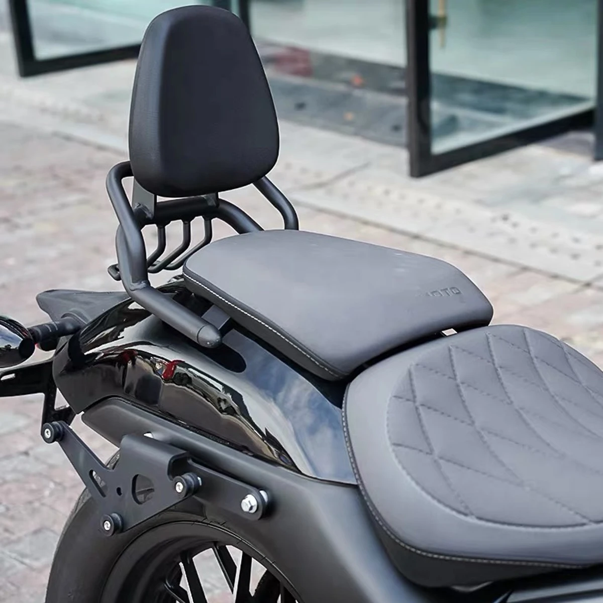 Small backrest integrated design reinforced rear backrest modified accessories rear backrest Fit For CFMOTO 550CLC 550CL-C