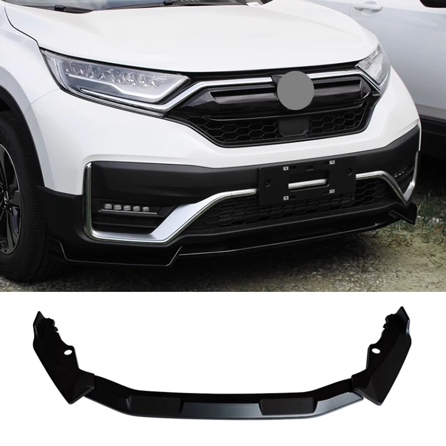 

Накладка на передний бампер, нижний спойлер, диффузор, сплиттер, тюнинг-комплект для Honda CRV CR-V 2021 2022, ABS, глянцевый черный