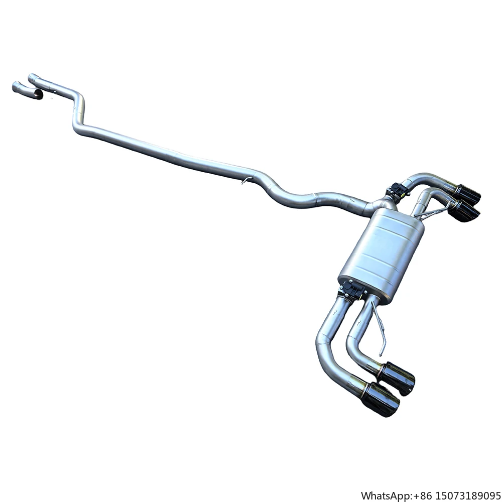 Stainless Steel Exhaust Muffler Catback with Valve for G20 320i 330i 340i Stainless Steel Exhaust System