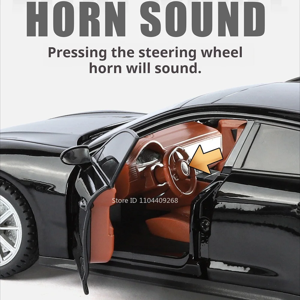 Scala 1:24 Panamera Cayenne S Giocattolo in lega Modello di auto Porte aperte Tirare indietro Simulazione Supercar Modelli Decorazione Giocattoli per bambini