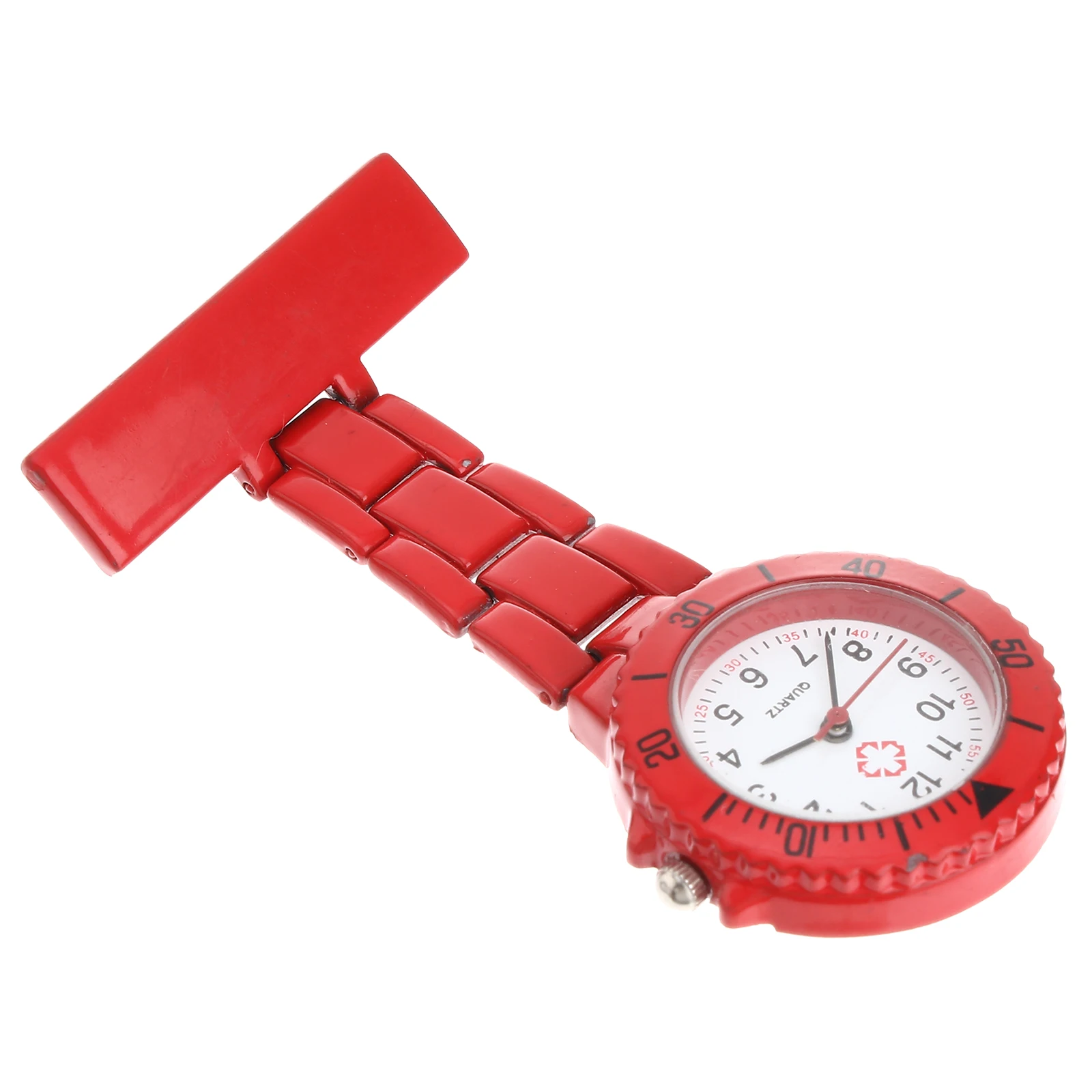 

Fashionable Nurse Watch Women Operated Long Lasting Clear View Aluminium Alloy Clip On Pocket Fob Watch For