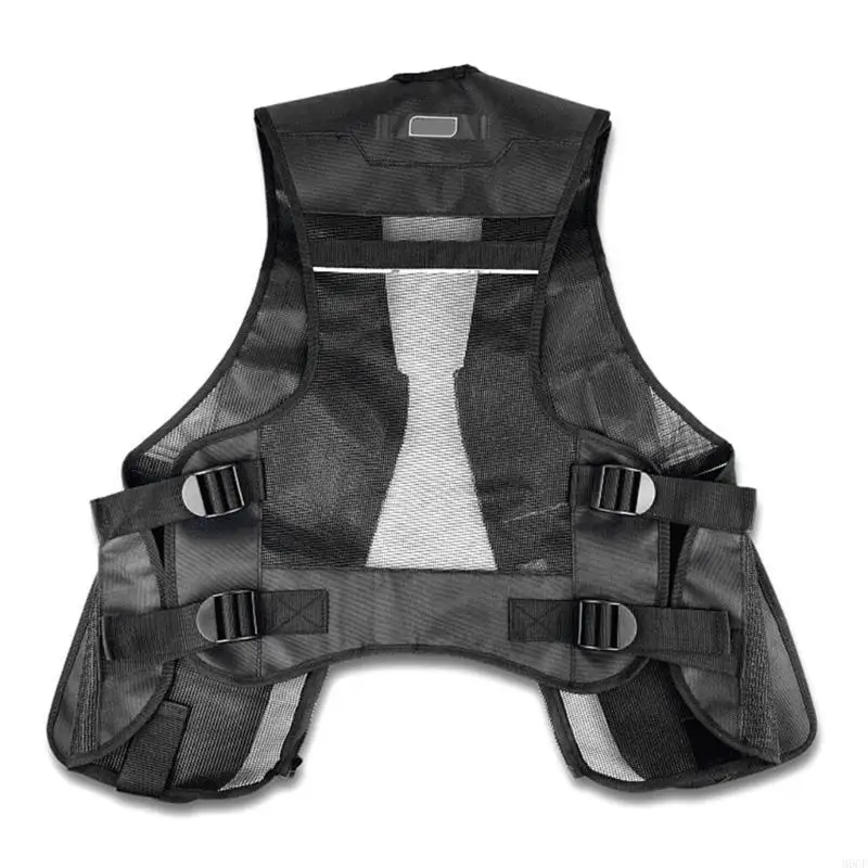

M6CF Lightweight Ergonomic Tool Construction Reflective Safety Vest with Multiple Storage Pockets for Comfort and Flexibility