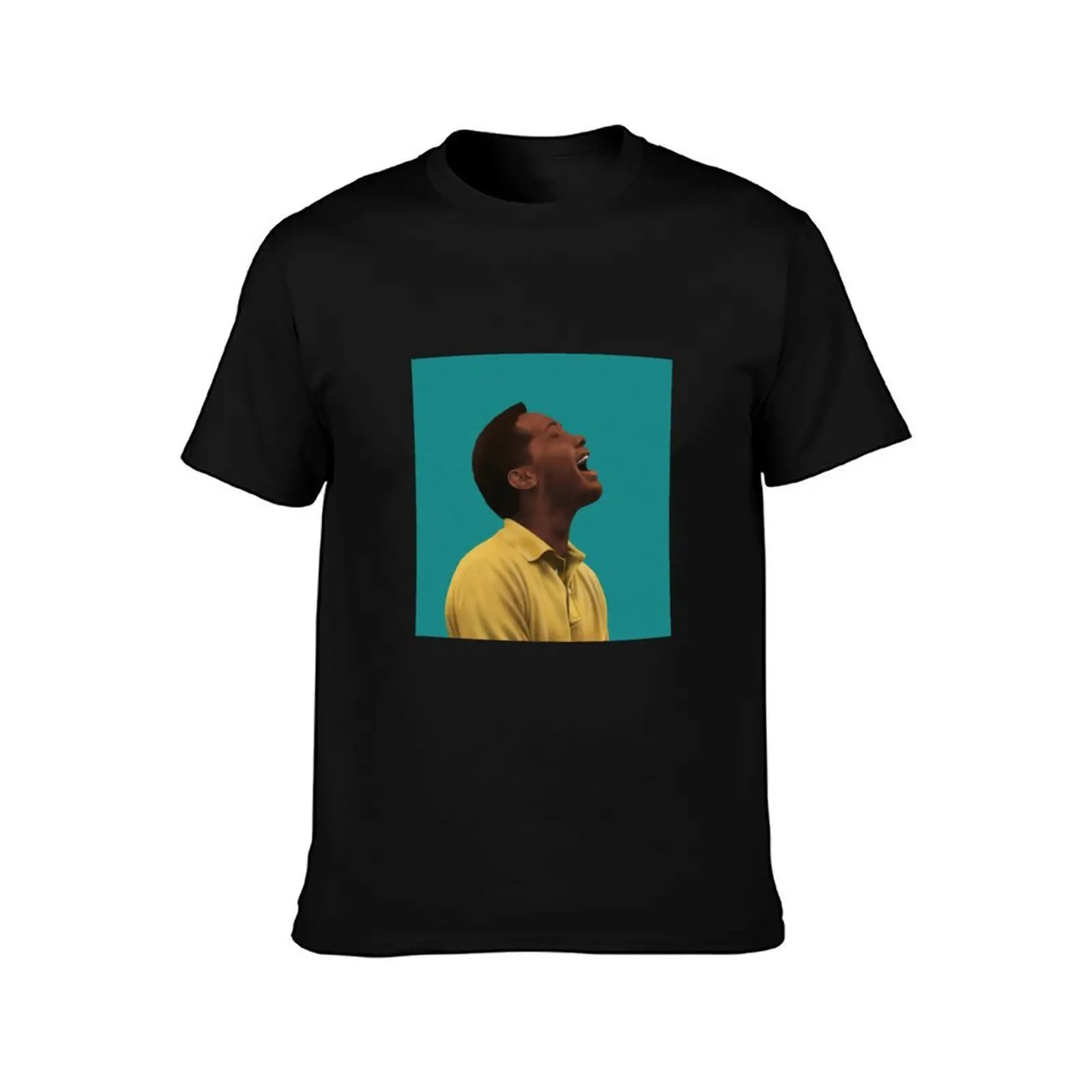 Sam Cooke Singing T-Shirt Summer Casual Cotton Tee Oversized Streetwear Tops Vintage Graphic Print Loose Fit Short Sleeve