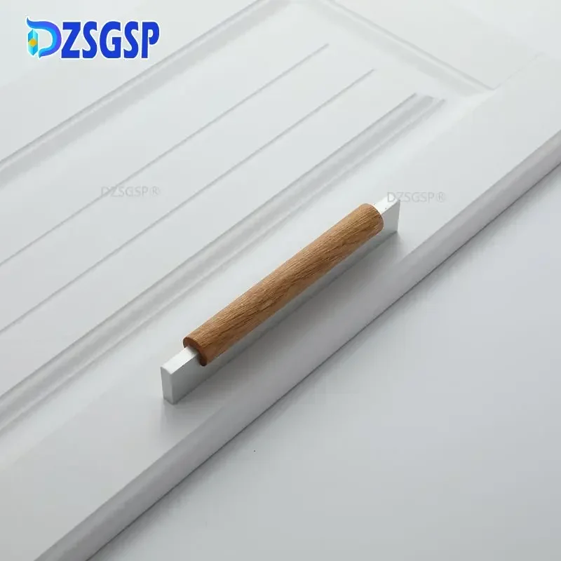 Dzsgsp  European Simple Cabinet Wardrobe Door Drawer Black Beech Door Handle Nordic Modern Solid Wood Handle Hardware