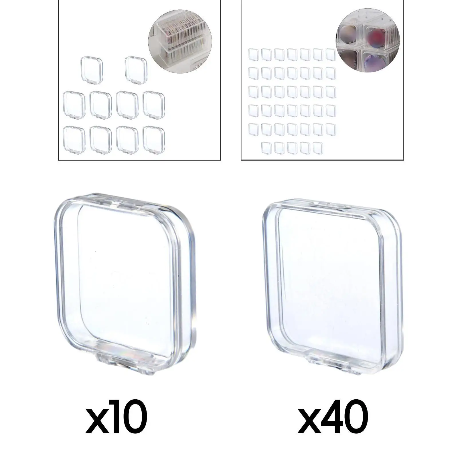 Anime Badges Display Box Dustproof Organizer Sturdy Lightweight Transparent