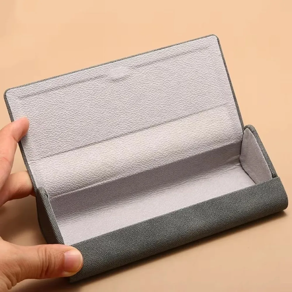 

Glasses Accessories Anti-Pressure Glasses Case Lightweight Simple Glasses Box Portable Retro Triangle Box Case Men Women