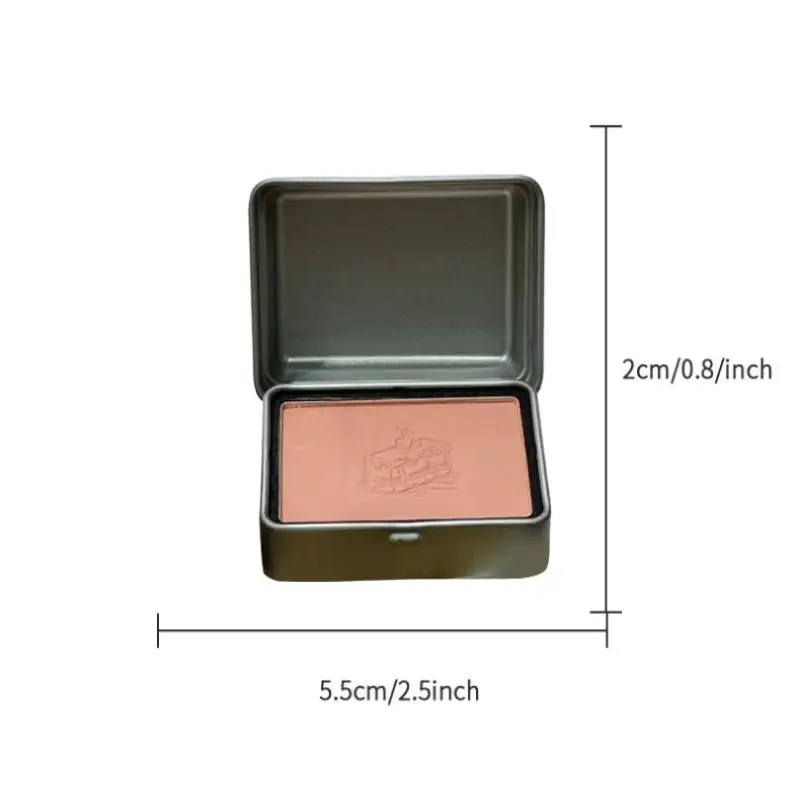 HERORANGE fer boîte fard à joues poudre minérale longue durée joue Contour teinte fard à joues pour le visage cosmétiques couleur unique Blush Palette